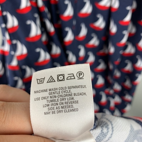 Anthropologie Postmark Windward Sailboat Nautical Halter Dress Size 0 - Picture 8 of 9